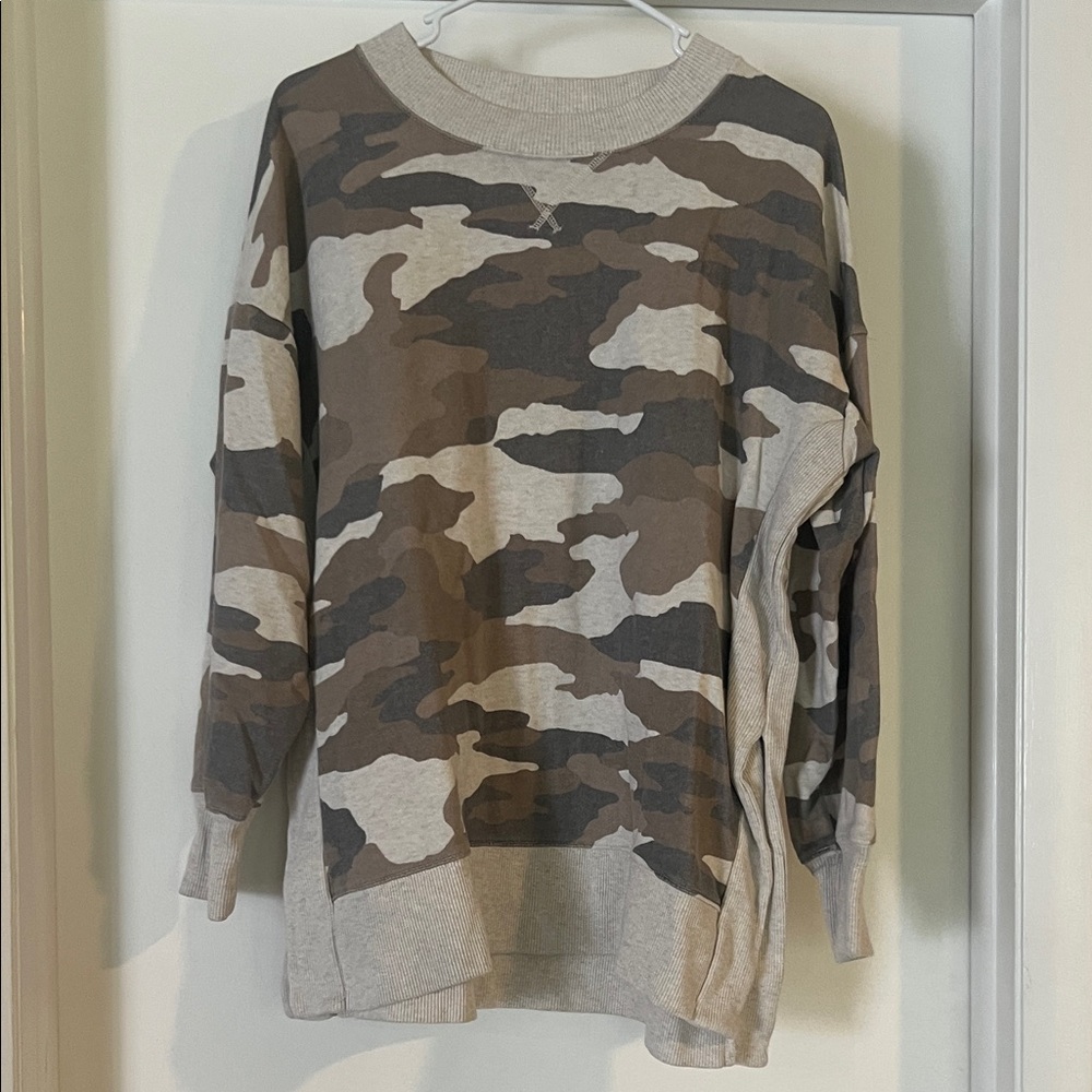 Aerie Camouflage Jacket - Brown and Gray